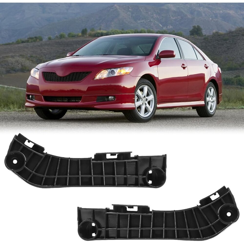Front Bumper Cover Bracket Retainer Support Pair for Toyota Camry 2007 2008 2009